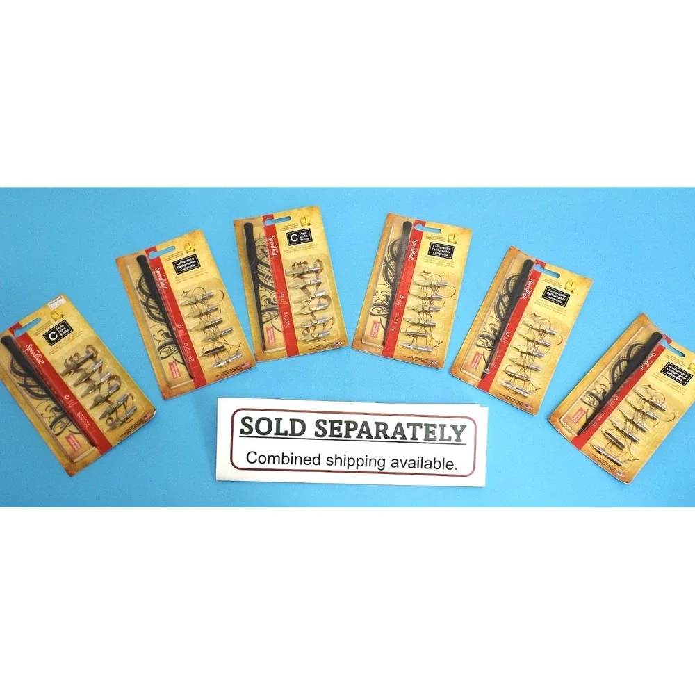 Speedball Calligraphy Lettering Pen Set - Holder & 6 nibs